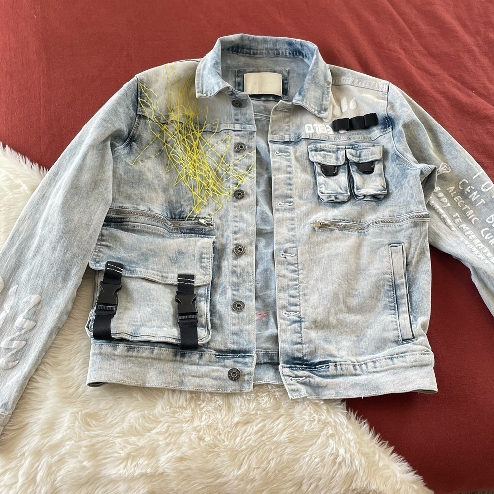 Stylish Denim Jacket with Unique Design
